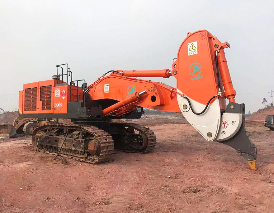 China Hitachi 870 excavator equipped kaiyuanzhichuang Rock